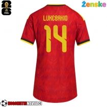 Ženske Nogometnih dresov Belgija Dodi Lukebakio #14 Domači SP 2026 Kratki rokavi